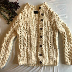 Warm chunky knit sweater